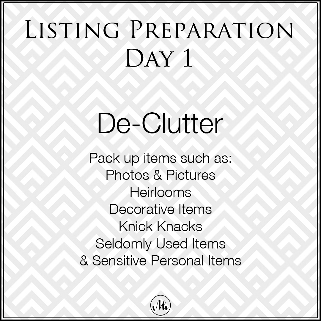Listing Preparation Day 1