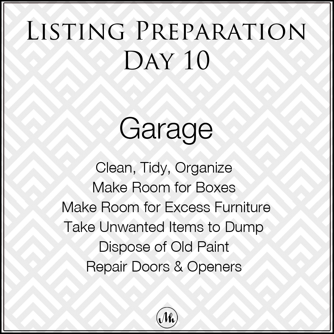 Listing Preparation Day 10