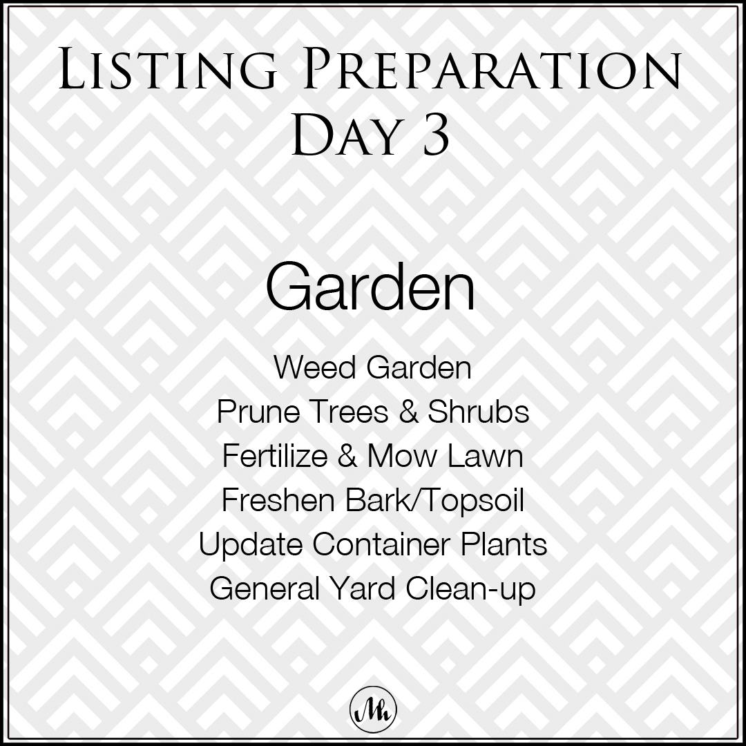 Listing Preparation Day 3